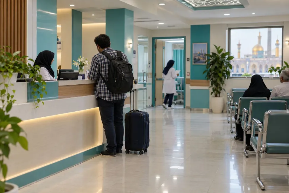 درمانگاه شبانه‌روزی نزدیک حرم امام رضا
