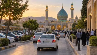 پارکینگ نزدیک شاهچراغ شیراز
