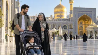 سفر به مشهد با کودک