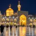 حرم امام رضا در شب